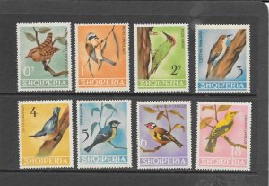 BIRDS - ALBANIA #746-53 MNH