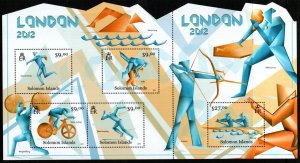 SOLOMON ISLANDS 2012 OLYMPIC GAMES MNH