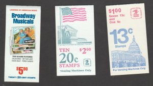 3 MISC U S Booklets(Includes Broadway Musicals))   Face = $8.80 ⭐⭐⭐⭐⭐