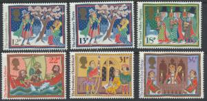 GB SG 1341 - 1346  SC# 1162-1167 Mint Never Hinged - Christmas 1986