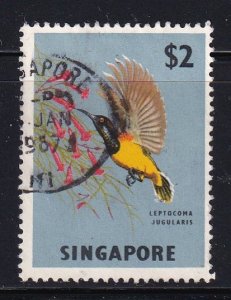 Singapore 1962 Sc 68 Bird $2 Used