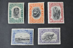 British North Borneo sc# 185-189 MH OG + 1 NH 1931 187 188 SG 295-299