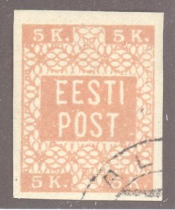 Estonia, Sc #1, Used