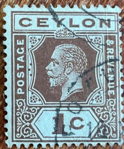 Ceylon #200 Used Single King Edward VII L21