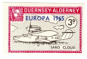 (I.B) Guernsey Cinderella : Alderney 3d (Commodore Shipping)  