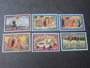 Anguilla 1977 Sc 291-6 Christmas Religion set MNH