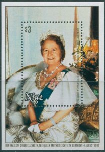 Niue 1980 SG365 Queen Mother MS MNH