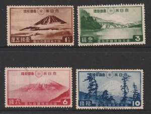 Japan an early scenic set used