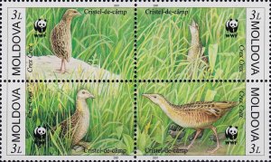 Moldova 2001 MNH Stamps Scott 370 Birds