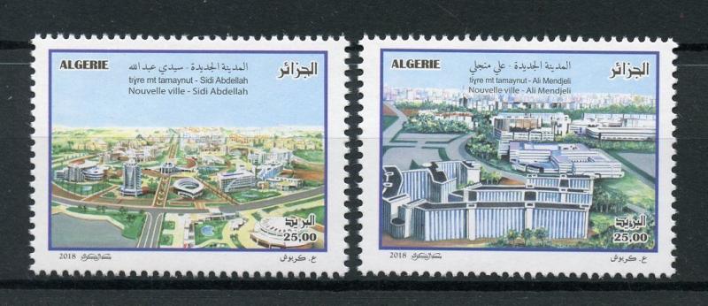 Algeria 2018 MNH Sidi Abdellah & Ali Mendjeli 2v Set Architecture Tourism Stamps 