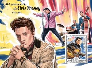 Elvis Presley Music Rock and Roll Cinema Hollywood Guinea-Bissau MNH stamp set