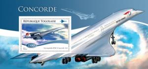 TOGO 2015 SHEET CONCORDE PLANES AVIATION tg15116b