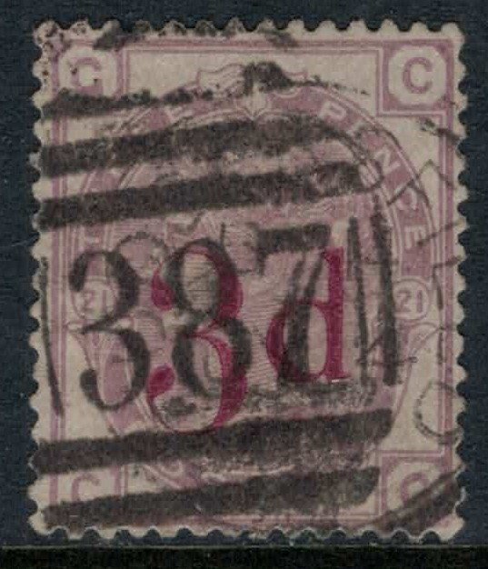 Great Britain #94  CV $150.00 Huddersfield numeral & date cancellation