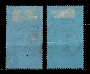 Gibraltar 1924/25. 2/- ☀ sg.99 and 99a used