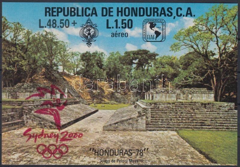 Honduras stamp Summer Olympics block MNH Imperforated 2000 Mi 67 WS151189