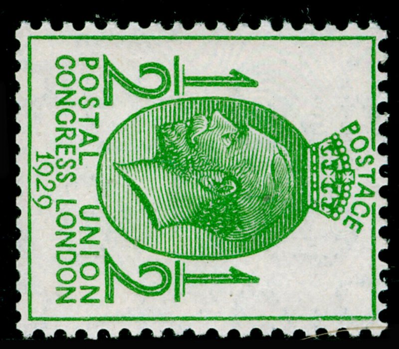 SG434a, ½d green, M MINT. Cat £55. WMK SIDEWAYS.