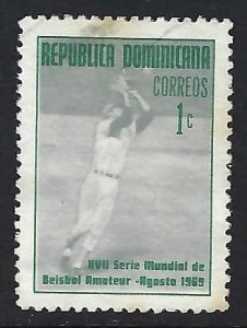 Dominican Republic 657 VFU BASEBALL V852-4