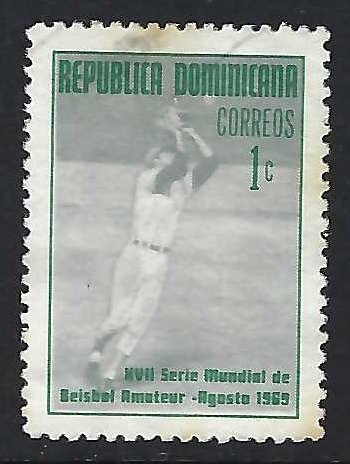 Dominican Republic 657 VFU BASEBALL V852-4