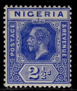 NIGERIA GV SG4, 2½d bright blue, LH MINT. Cat £10.