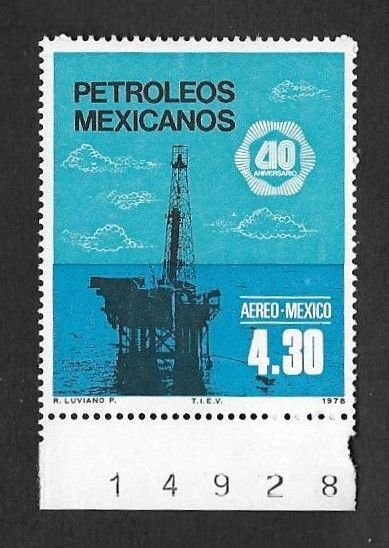 SD)1978 MEXICO  40TH ANNIVERSARY OF THE NATIONALIZATION OF THE OIL INDUSTRY, O