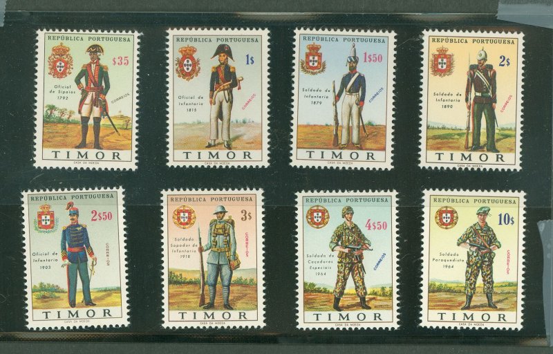 Timor #325-332 Unused Single (Complete Set)