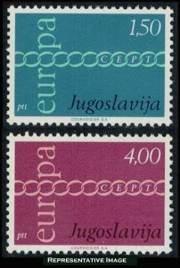Yugoslavia Scott 1052-1053 Mint never hinged.