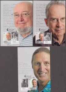 AUSTRALIA Sc# 3200-11 SET of 12 STAMPS on 6 MAXIMUM CARDS HONOURING LEGENDS