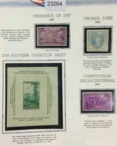 US STAMPS COLLECTIONS 1937 UNUSED LOT #23264