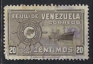 Venezuela 417 VFU SHIP V137-7