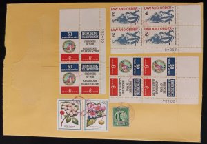 DM) 1999, U.S.A, CIRCULATED IN U.S.A, WITH 4 PAIRS OF STAMPS THE ANNIVERSARY
