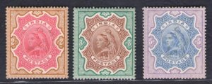 1895 India - Stanley Gibbson #107-09 - Victory Effige - MH*