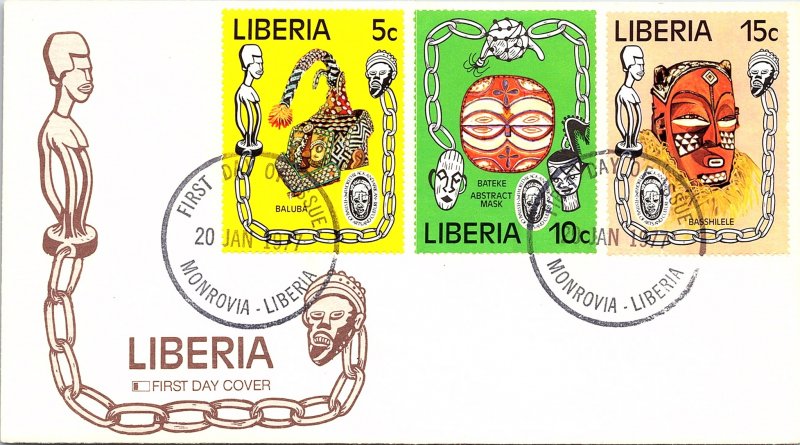 Liberia, Worldwide First Day Cover