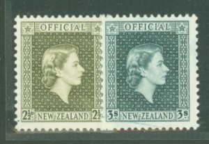 New Zealand #O109-O111 Unused Single (Complete Set)