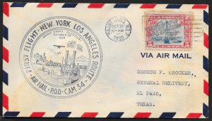 UNITED STATES First Flight Cover 1930 St Louis to Tulsa