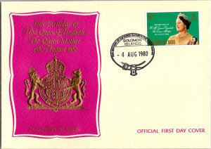 Worldwide First Day Cover, Royalty, Solomon Islands