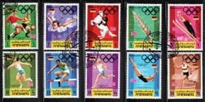 Yemen ~ Kingdom ~ 1972 Olympic Games ~Munich ~ CTO, HMR, MX