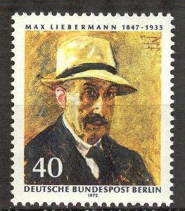 Berlin Germany 1972 Art Paintings Max Liebermann MNH