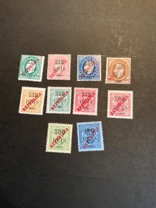 Stamps Cape Verde 184-93 hinged