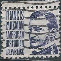 US 1281 (used) 3¢ Francis Parkman, vio (1967)