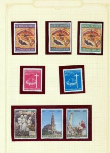 VATICAN 1960s/70s Religion Art MNH MH Collection(Apx 90+Items)(Top 709)