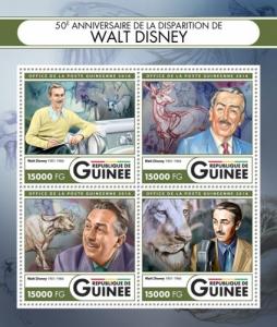 GUINEA 2016 SHEET WALT DISNEY