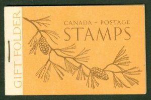 CANADA #252c 254a C9a Complete booklet (Unitrade BK39), VF, cat $44.00