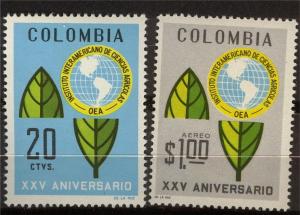 COLOMBIA scott #786,C511 MNH