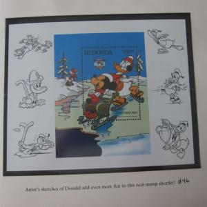 Redonda 1984 Disney Sc d46 MNH