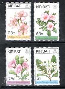 KIRIBATI 652-5 MNH VF Flowers  Complete set