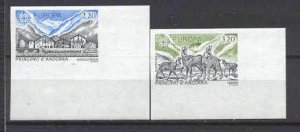 Andorra Fr.344-45 MNH imperf.CEPT-86/Nature