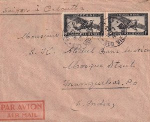 1950, Saigon, French Indo-China to Transquebar, South India, See Remark (40870)