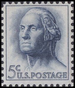 SCOTT  1213  GEORGE WASHINGTON  5¢  SINGLE  MINT NEVER HINGED