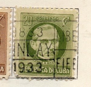 SPANISH CARIBEAN 1917 Early Issue Fine Used 20c. 301001