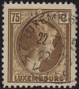 Luxembourg - 1927 - Scott #175 - used